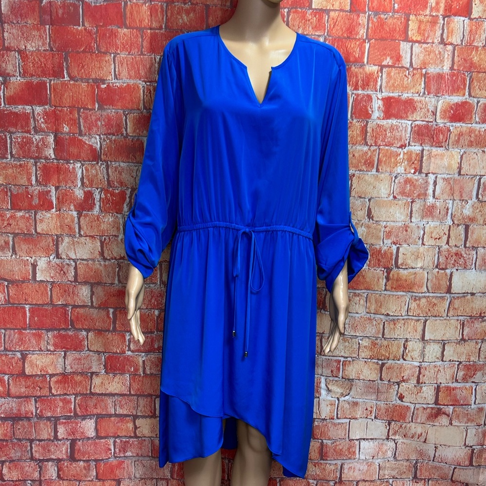 Alfani Royal Blue‎ Plus Size Blouson Dress
